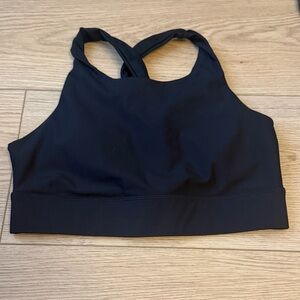 Fabletics Midnight Black Sports Bra